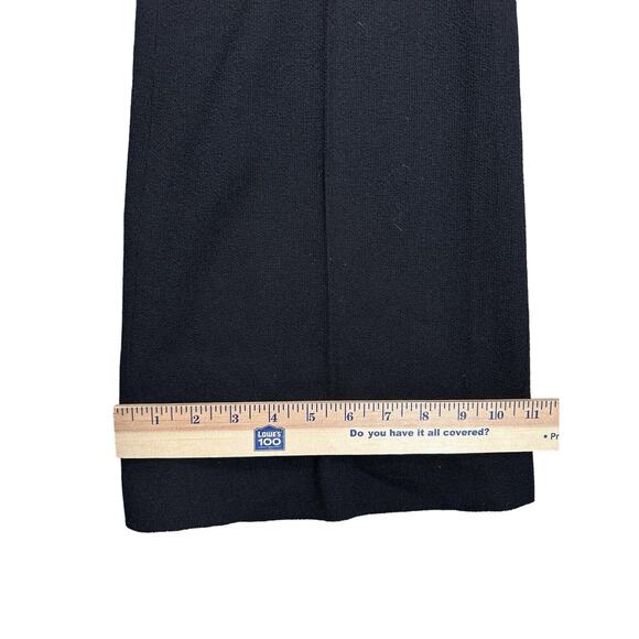 Burberry Black 100% Virgin Wool Trouser Womens IT 42 /US 6 Bootcut Business - Picture 6 of 8